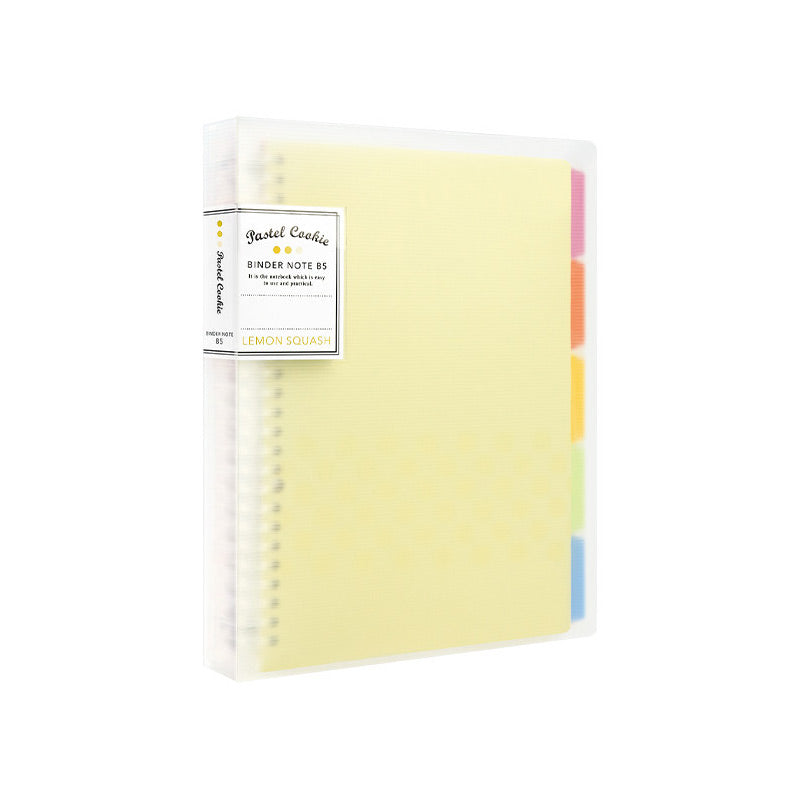 KOKUYO Pastel Cookie Binder Note Folder (A5 / B5 / A4) (8 or Full Rings)