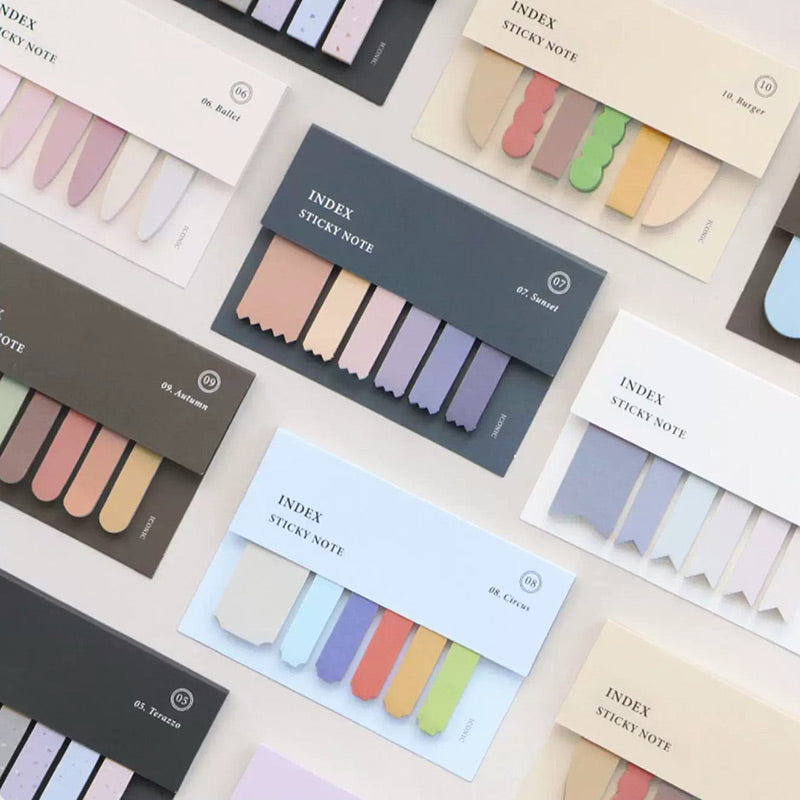 Korea ICONIC Pastel Color Index Tab