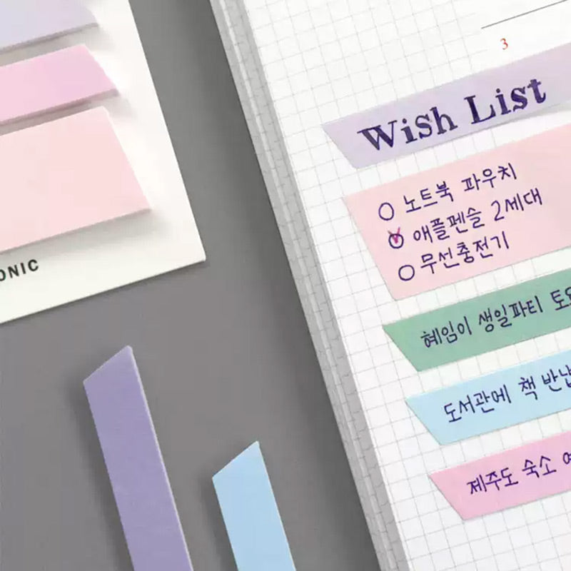 Korea ICONIC Pastel Color Index Tab