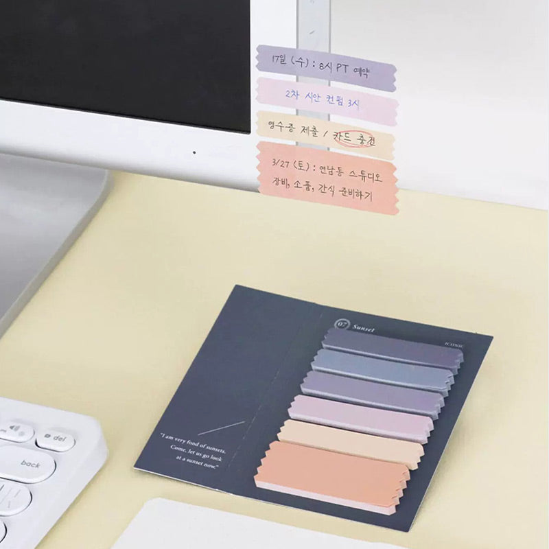 Korea ICONIC Pastel Color Index Tab