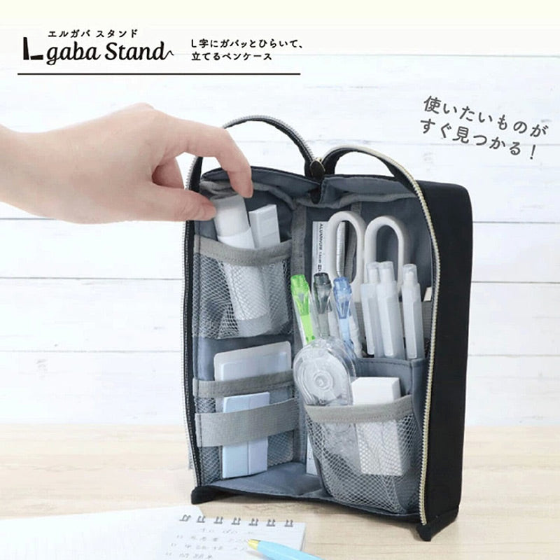 Kutsuwa Elgaba L-Shaped Standing Pen Case Pencil Case