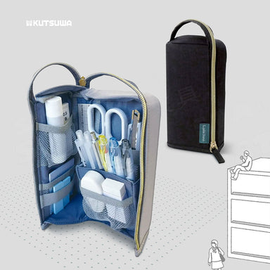 Kutsuwa Elgaba L-Shaped Standing Pen Case Pencil Case