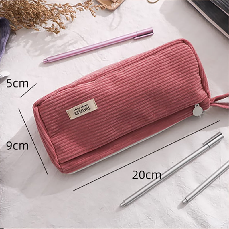 Minimalist Leather Pencil Case Cosmetic Bag Small Make up Bag -  Sweden