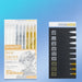 Languo Morandi Multiple Color 0.5mm Gel Pen 6 / 9 Pcs Set, Golden Silver White (New), Gel Pen