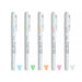 PILOT KIRE-NA Double-Sided Highlighter [5-Color Pack] Pale