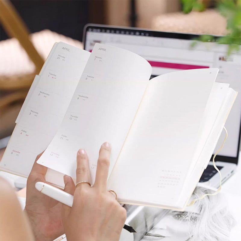 PAPERIDEAS 2026 A5 Softcover Weekly Planner Notebook