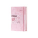 Pink A5 PAPERIDEAS 2027 hardcover daily diary with velvet-look cover, elastic band and 416 pages belly band.