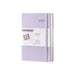 Pale purple A5 PAPERIDEAS 2027 hardcover daily diary with elastic band and 416 pages belly band.