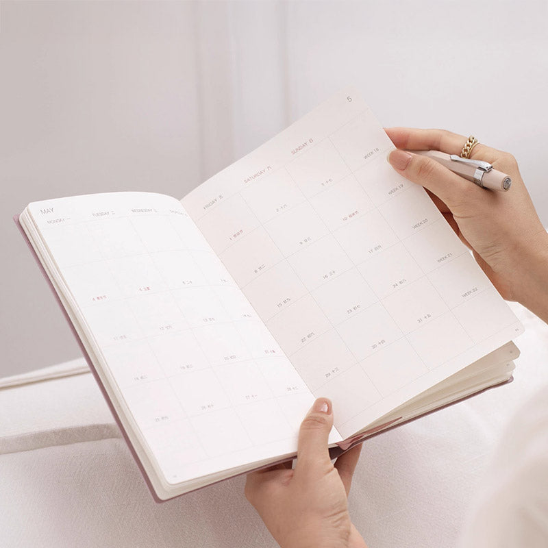 PAPERIDEAS 2026 A5 Softcover Weekly Planner Notebook