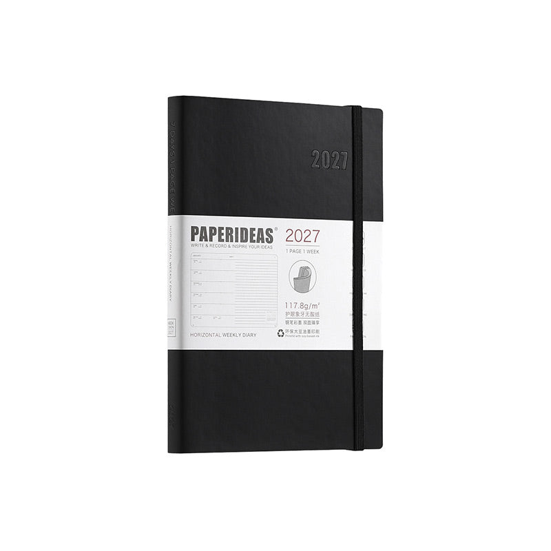 PAPERIDEAS 2027 A5 Softcover Wochenplaner-Notizbuch