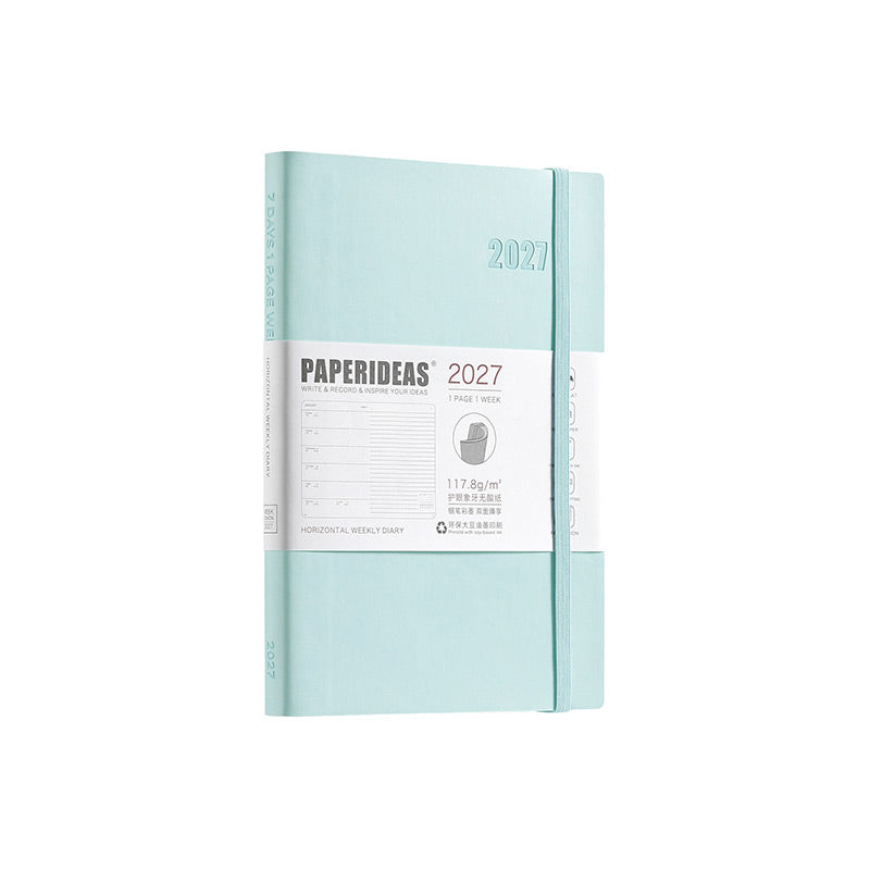 PAPERIDEAS 2027 A5 Softcover Wochenplaner-Notizbuch