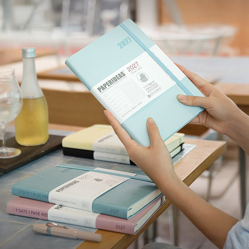 PAPERIDEAS 2027 A5 Softcover Wochenplaner-Notizbuch