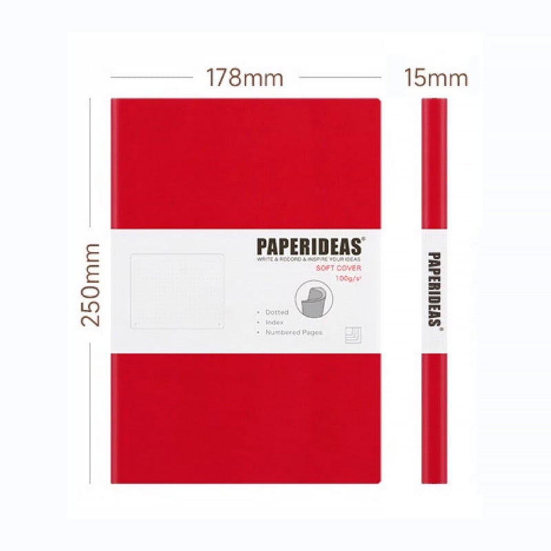PAPERIDEAS B5 Softcover / Hardcover Journal Notebook