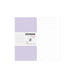 PAPERIDEAS Slim Pocket Notebook Softcover / Hardcover (Dotted/Grid/Lined/Blank) Pale Purple / Softcover / Lined