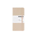 PAPERIDEAS Slim Pocket Notebook Softcover / Hardcover (Dotted/Grid/Lined/Blank) Beige / Hardcover / Lined