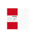 PAPERIDEAS Slim Pocket Notebook Softcover / Hardcover (Dotted/Grid/Lined/Blank) Red / Softcover / Grid