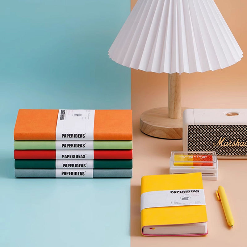 PAPERIDEAS Slim Pocket Notebook Softcover / Hardcover (Dotted/Grid/Lined/Blank)
