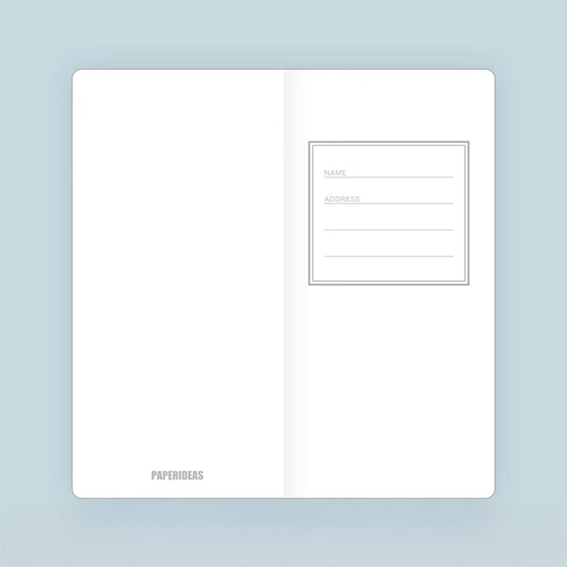 PAPERIDEAS Slim Pocket Notebook Softcover / Hardcover (Dotted/Grid/Lined/Blank)