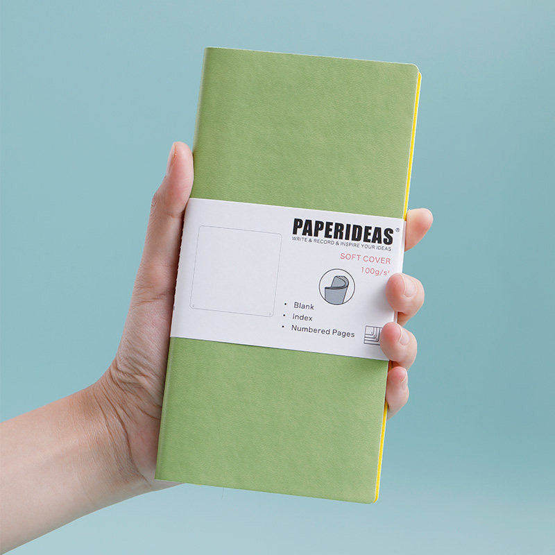 PAPERIDEAS Slim Pocket Notebook Softcover / Hardcover (Dotted/Grid/Lined/Blank)