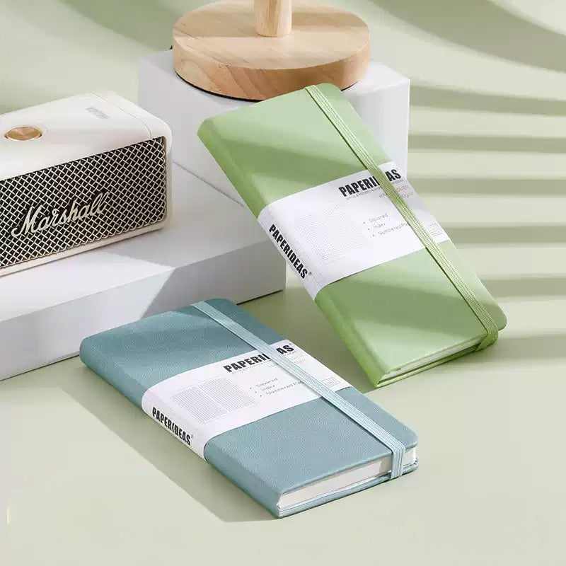 PAPERIDEAS Slim Pocket Notebook Softcover / Hardcover (Dotted/Grid/Lined/Blank)