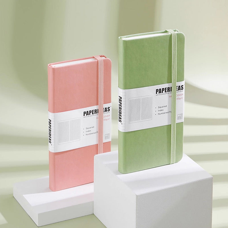 PAPERIDEAS Slim Pocket Notebook Softcover / Hardcover (Dotted/Grid/Lined/Blank)