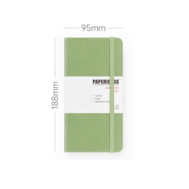 PAPERIDEAS Slim Pocket Notebook Softcover / Hardcover (Dotted/Grid/Lined/Blank)