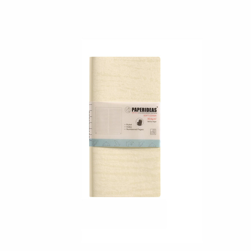 PAPERIDEAS Slim Pocket Notebook Softcover / Hardcover (Dotted/Grid/Lined/Blank)