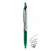 PILOT Precise V5 RT Premium Rolling Ball Pen & Refill [6 / 12 Refills Pack] - 0.5mm Green / Pen / 1