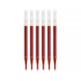 PILOT Precise V5 RT Premium Rolling Ball Pen & Refill [6 / 12 Refills Pack] - 0.5mm Red / Refills / 6