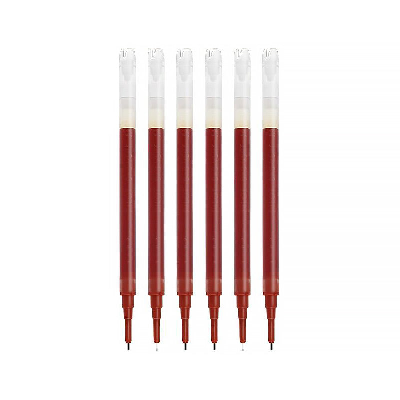 PILOT Precise V5 RT Premium Rolling Ball Pen & Refill [6 / 12 Refills Pack] - 0.5mm Red / Refills / 6