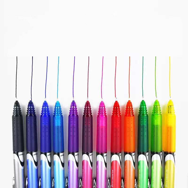 PILOT Precise V5 RT Premium Rolling Ball Pen & Refill [6 / 12 Refills Pack] - 0.5mm Ballpoint Pen
