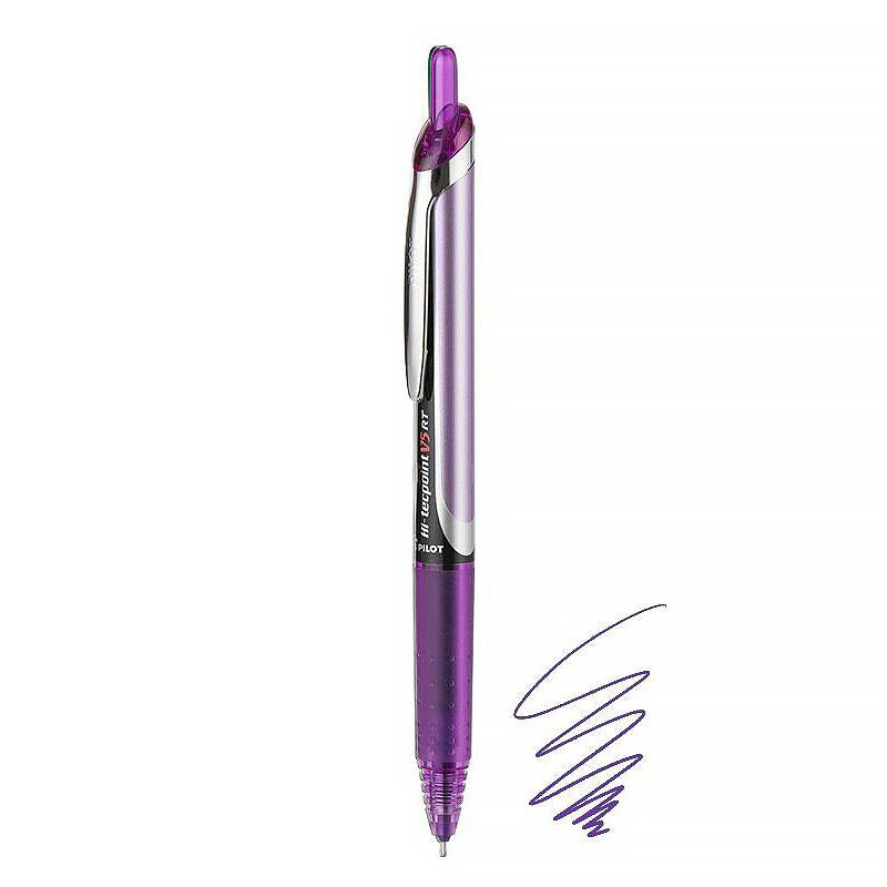 PILOT Precise V5 RT Premium Rolling Ball Pen & Refill [6 / 12 Refills Pack] - 0.5mm Burgundy / Pen / 1