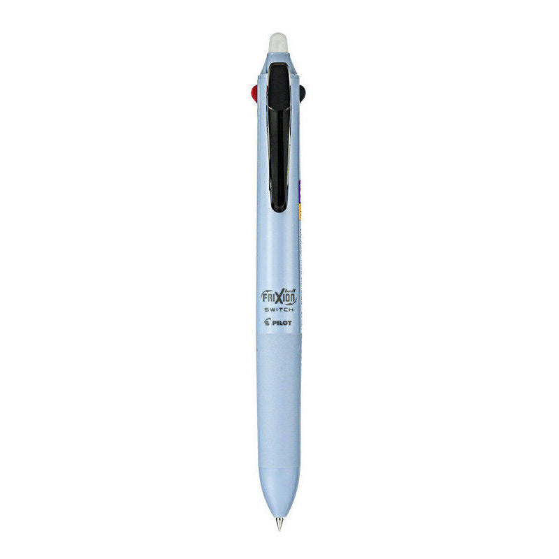PILOT FRIXION Ball SWITCH 4 Multi Pen & Refill (0.38 / 0.5 / 0.7mm) Blue Gray / 0.38mm Frixion + 0.5mm Oil