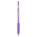 Pastel Violet shade of the PILOT Juice 0.5mm gel pen shown beside its color name and tip size label
