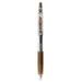 Brown shade of the PILOT Juice 0.5mm gel pen shown beside its color name and tip size label