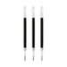 Three black PILOT Juice gel pen refills are shown with their black tips visible.