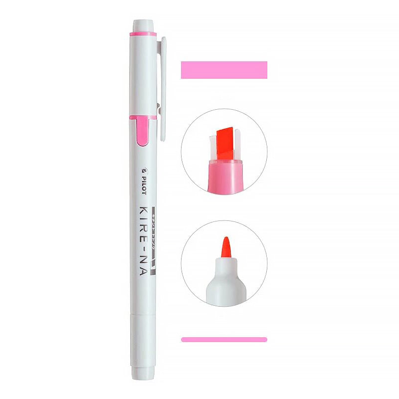 PILOT KIRE-NA Double-Sided Highlighter [5-Color Pack] Highlighter