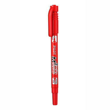 Red PILOT Super Color twin permanent marker with fine and extra-fine bullet tips