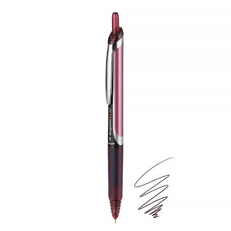 PILOT Precise V5 RT Premium Rolling Ball Pen & Refill [6 / 12 Refills Pack] - 0.5mm Ballpoint Pen