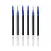 PILOT Precise V5 RT Premium Rolling Ball Pen & Refill [6 / 12 Refills Pack] - 0.5mm Blue / Refills / 6