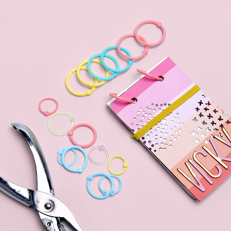 Pastel Color Binding Ring Set 15 / 20 mm, Binder Ring