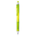 Green Pentel EnerGize-X PL105 0.5mm mechanical pencil with a translucent barrel and ribbed rubber grip