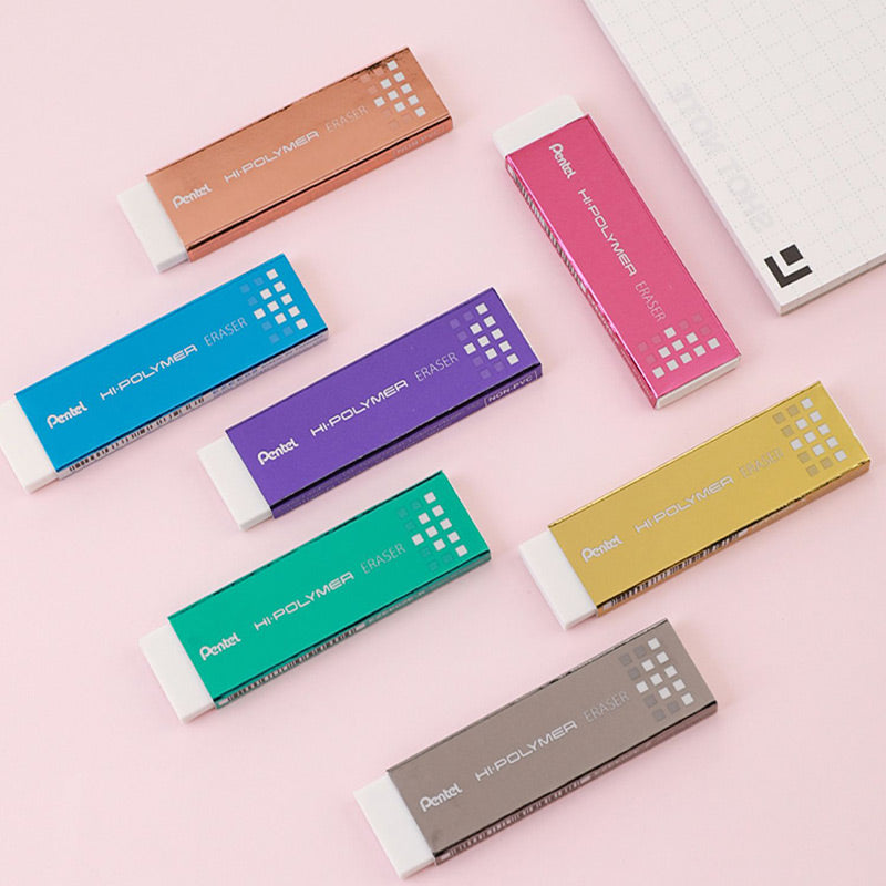 Pentel HI-POLYMER Slim Precision Eraser [Single / Set of 7] Eraser