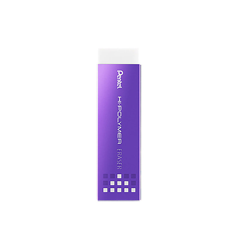 Pentel HI-POLYMER Slim Precision Eraser [Single / Set of 7] Purple