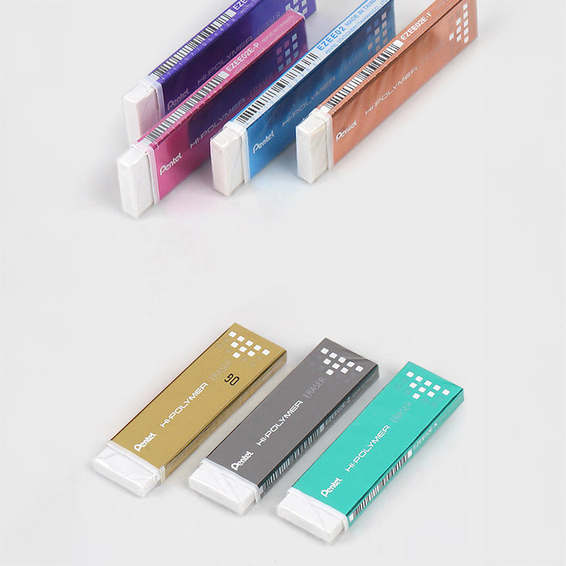 Pentel HI-POLYMER Slim Precision Eraser [Single / Set of 7] Eraser