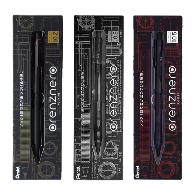 Pentel Orenz Nero Mechanical Drafting Pencil & Refill (0.2 / 0.3 / 0.5mm) Mechanical Pencil
