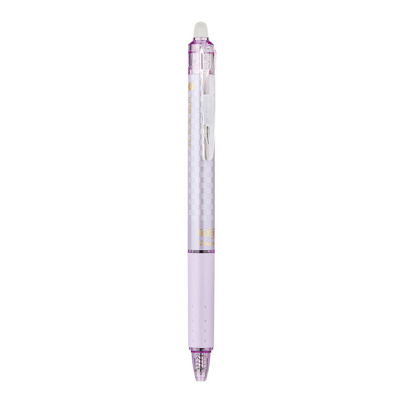 Pilot FriXion Ball Knock Erasable Gel Pen / Refill 0.5mm 10 Colors Purple (Checkered pattern)