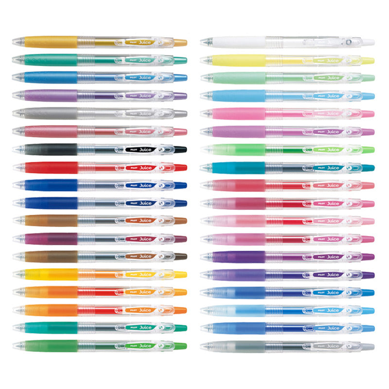 Pilot Juice Gel Pen 0.50/0.38/0.70mm, 6/12 colors Set, All 36 Colors 0.50 mm (without box), Gel Pen