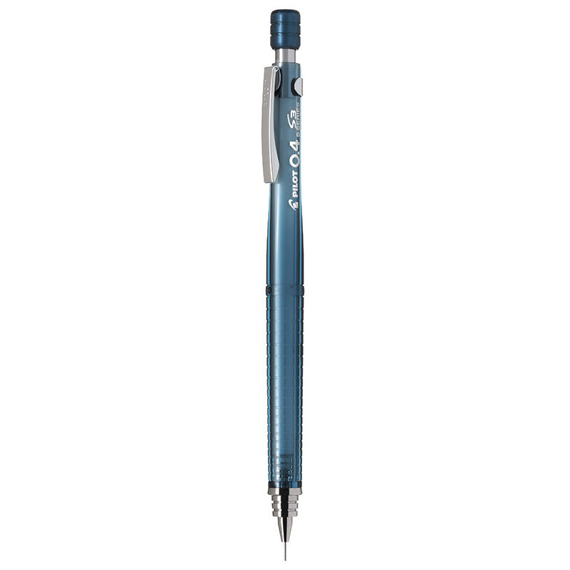 PILOT S3 Drafting Mechanical Pencil 0.3 / 0.4 / 0.5 / 0.7mm, Transparent Midnight Blue / 0.4mm