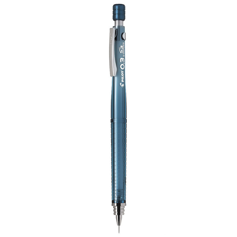 PILOT S3 Drafting Mechanical Pencil 0.3 / 0.4 / 0.5 / 0.7mm, Transparent Midnight Blue / 0.3mm